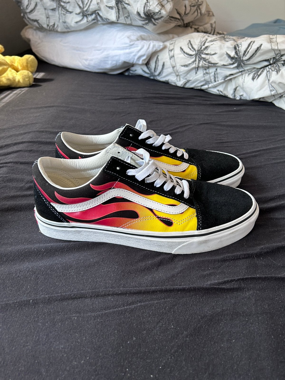 Vans flames maat 43, Ophalen of Verzenden, Zo goed als nieuw, Zwart