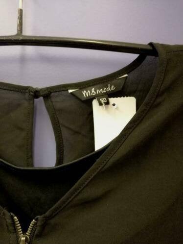 M&S Mode nieuwe jurk zwart + pied de poule zw/wit 50 34069, Kleding | Dames, ., Nieuw, Ophalen of Verzenden, MS Mode