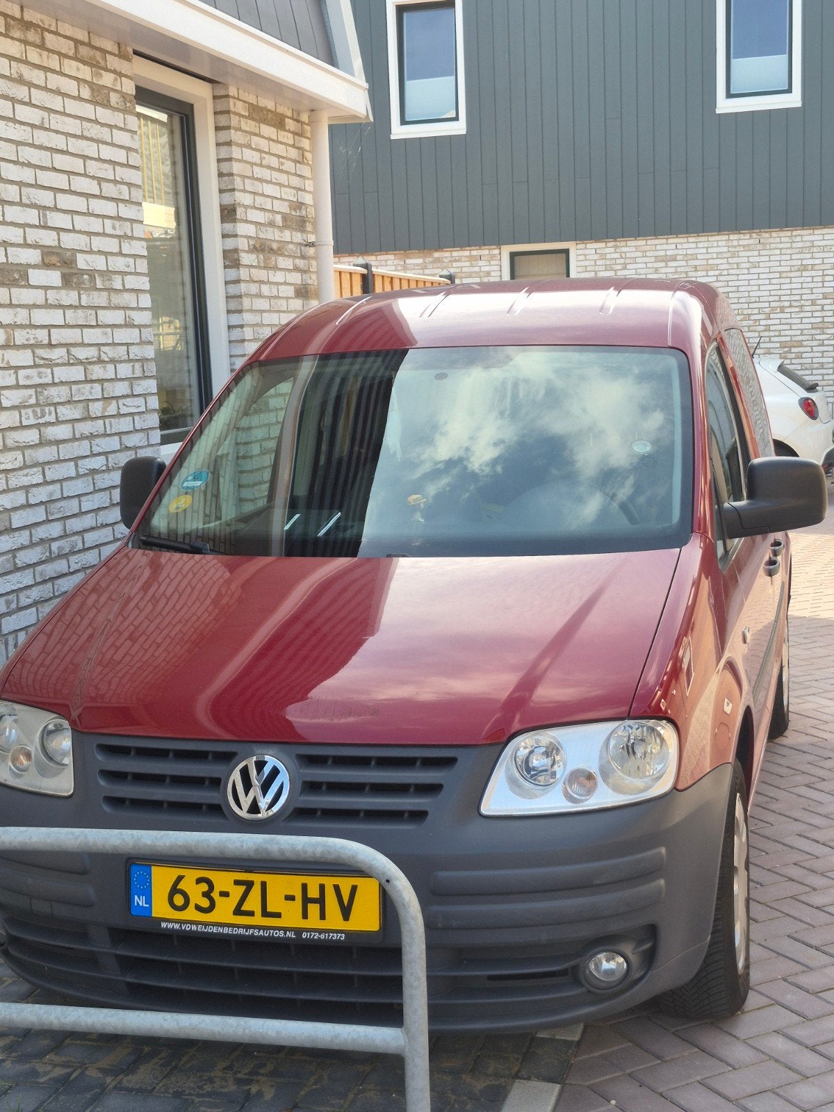 Volkswagen Caddy 1.9 TDI Life 77KW Combi 2008 Rood, Auto's, Voorwielaandrijving, 1380 kg, 4 cilinders, Volkswagen