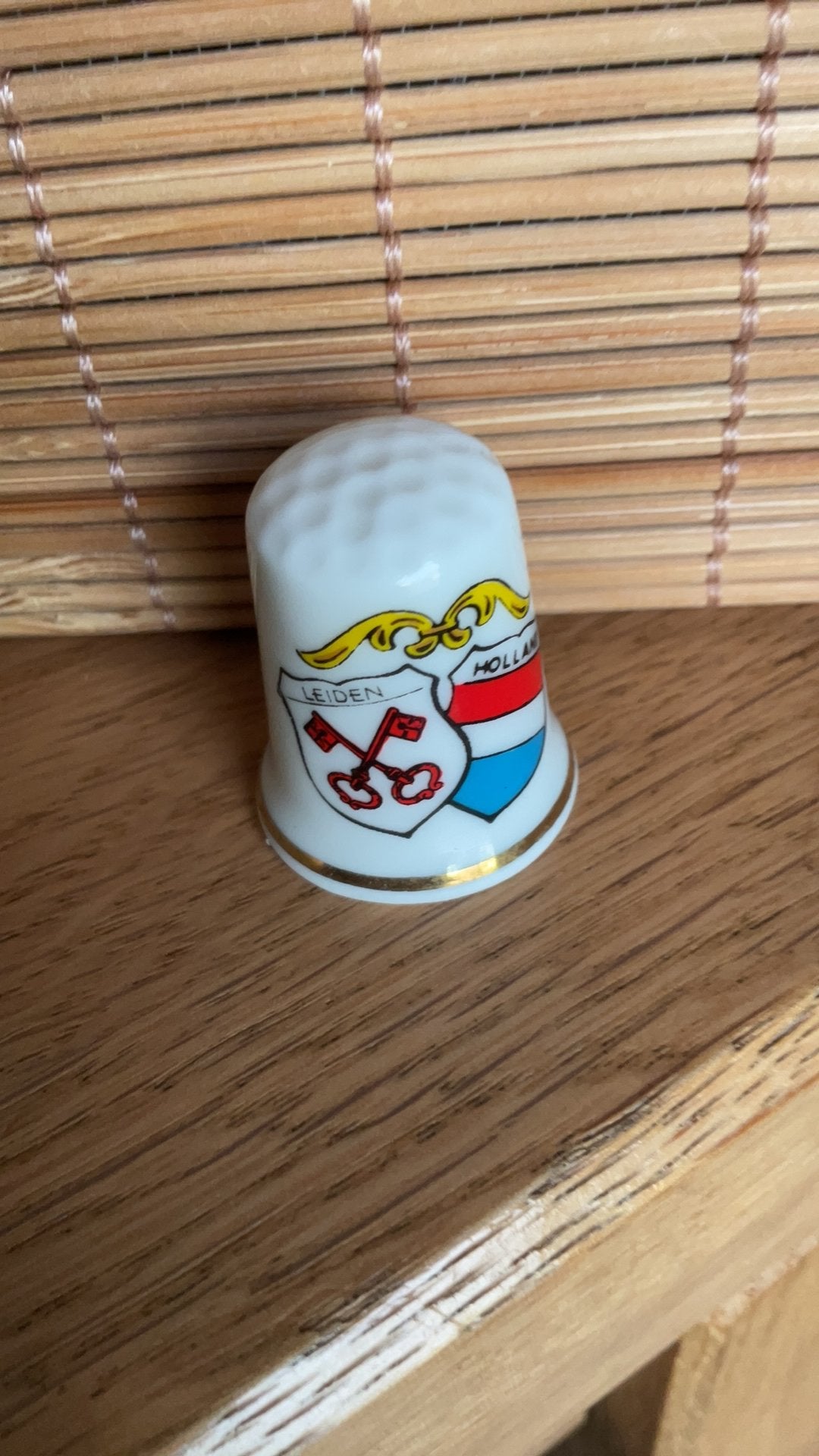 Leiden vingerhoed vingerhoedje vingerhoedjes vingerhoeden, Verzenden, Nieuw, Porselein, Nederland
