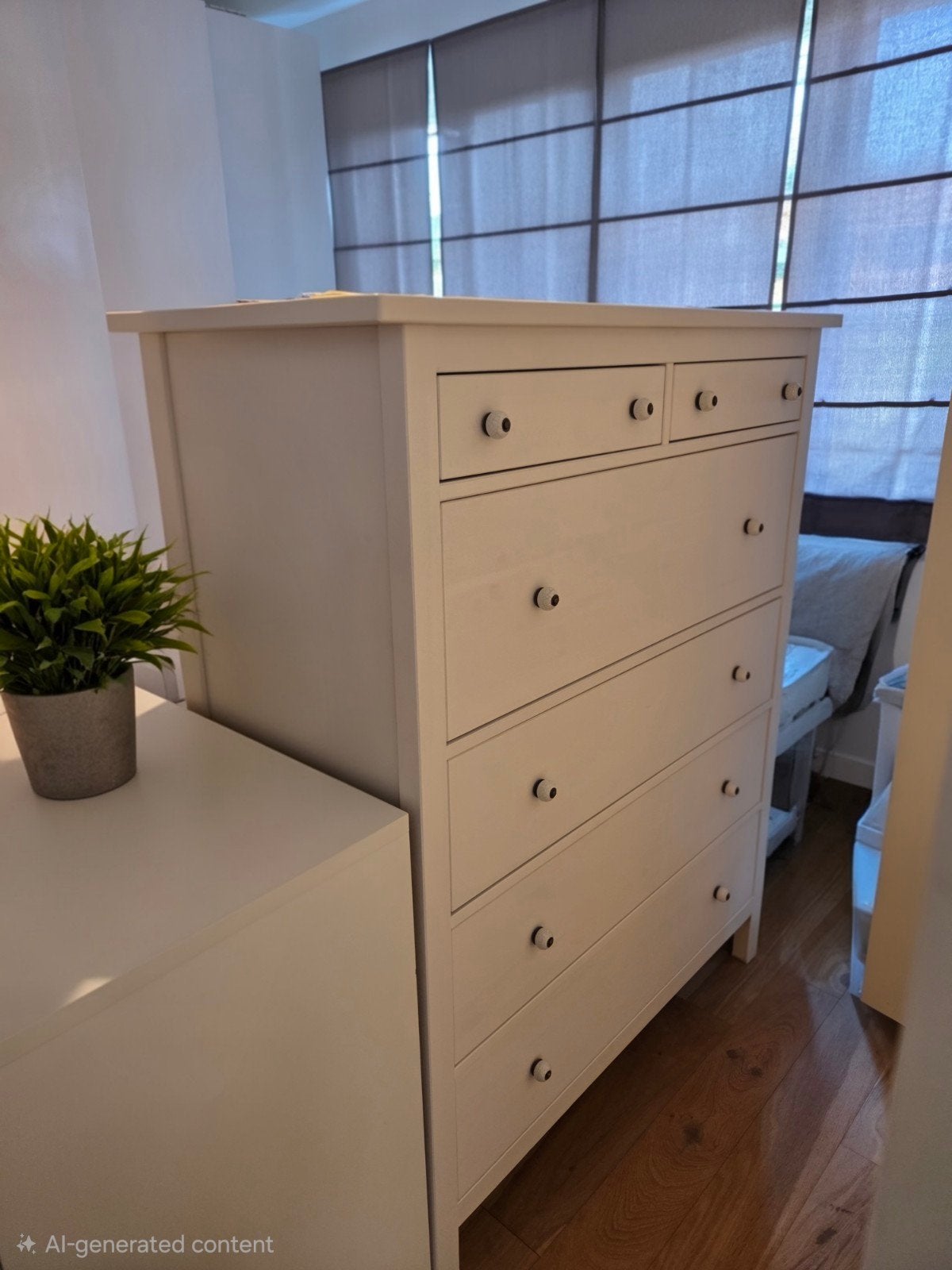 IKEA HEMNES ladekast wit - Zo goed als nieuw, Huis en Inrichting, 100 tot 150 cm, 5 laden of meer, 100 tot 150 cm, Ophalen of Verzenden