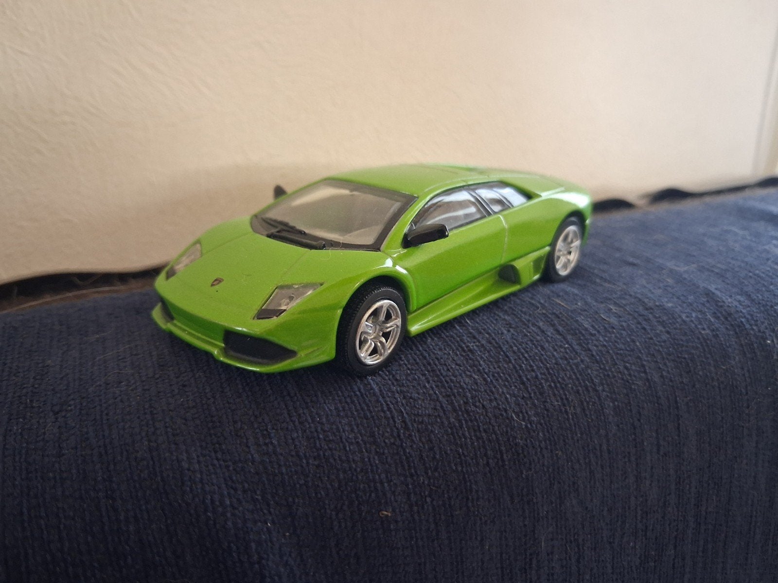 Groene Lamborghini Murciélago LP640 modelauto, Ophalen of Verzenden, Zo goed als nieuw, Auto, Overige merken