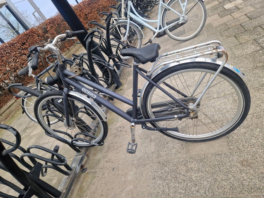Union damesfiets, Ophalen, Gebruikt, Staal, Union