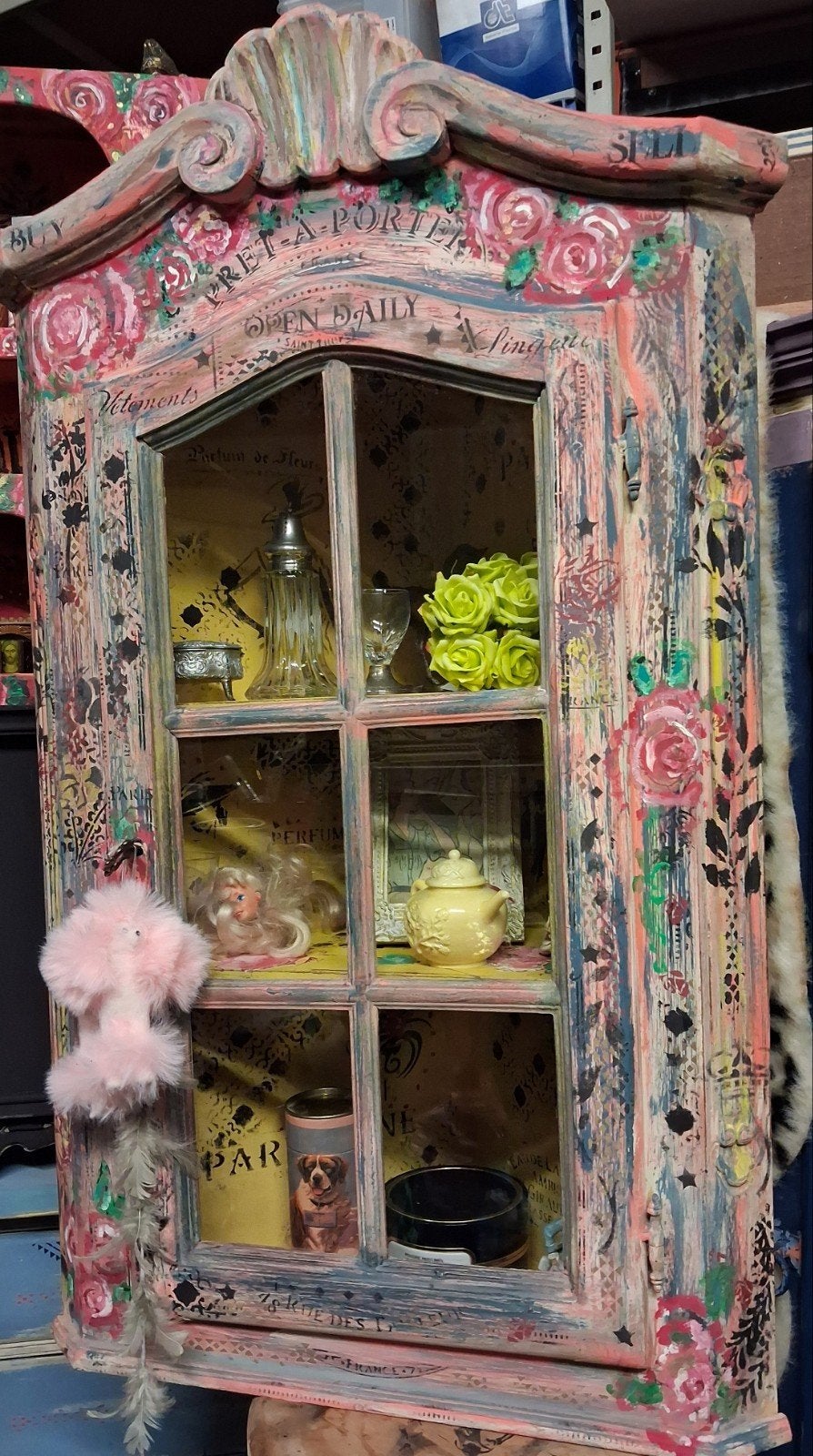 Foto 4 van Shabby/Frans/Boho/Vitrinekastje/Kastje