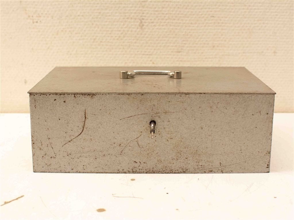 Safety metalen geldkistje 37637, Minder dan 50 cm, Gebruikt, 50 tot 100 cm, Ophalen of Verzenden