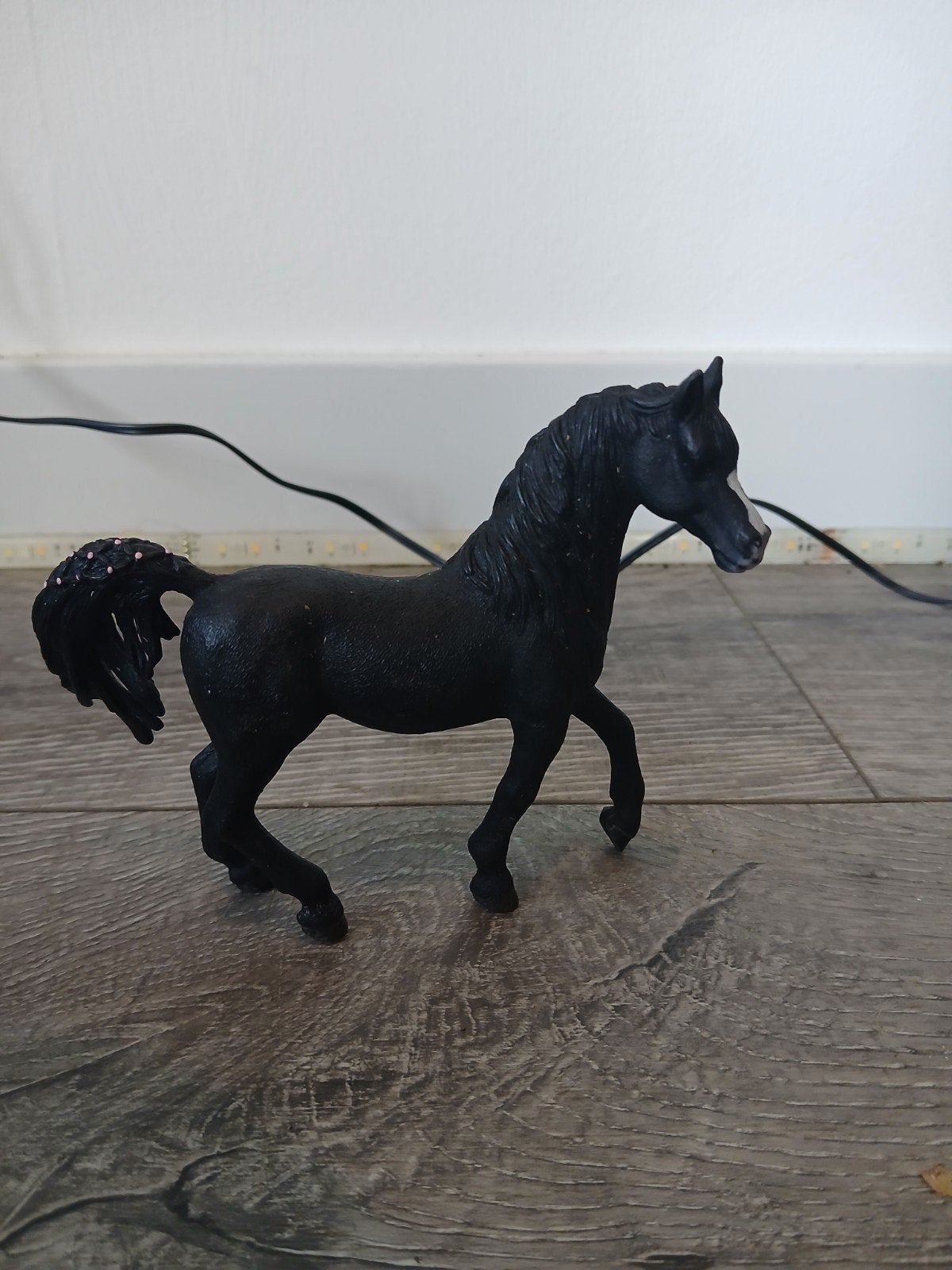 Schleich Arabische merrie - Zwart paard speelgoedfiguur, Ophalen of Verzenden, Zo goed als nieuw
