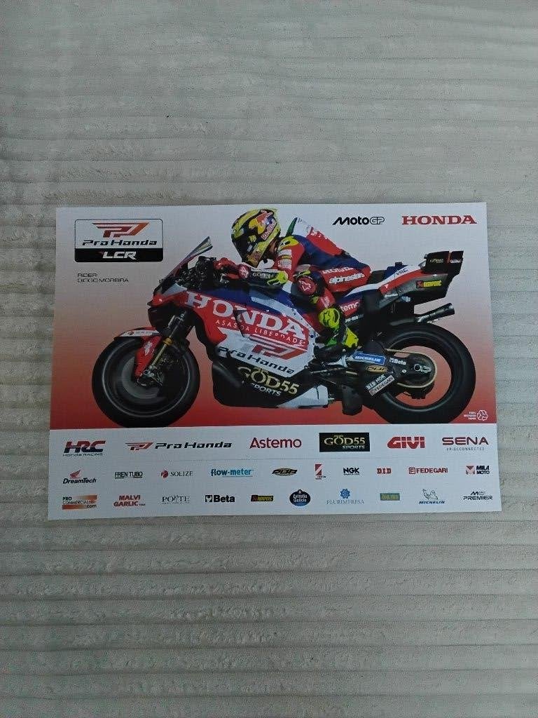 Foto kaart diogo moreira lrc honda tt assen 2026, Ophalen of Verzenden, Nieuw, Motoren