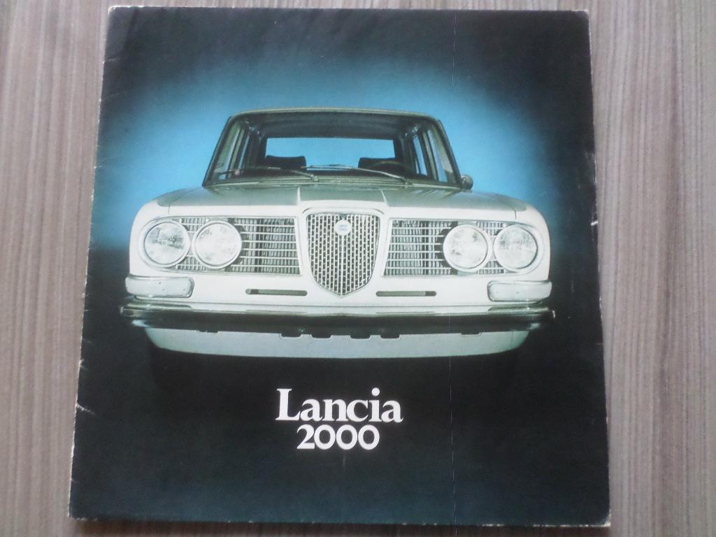 Lancia 2000 Brochure, Boeken, Ophalen of Verzenden, Zo goed als nieuw, Overige merken