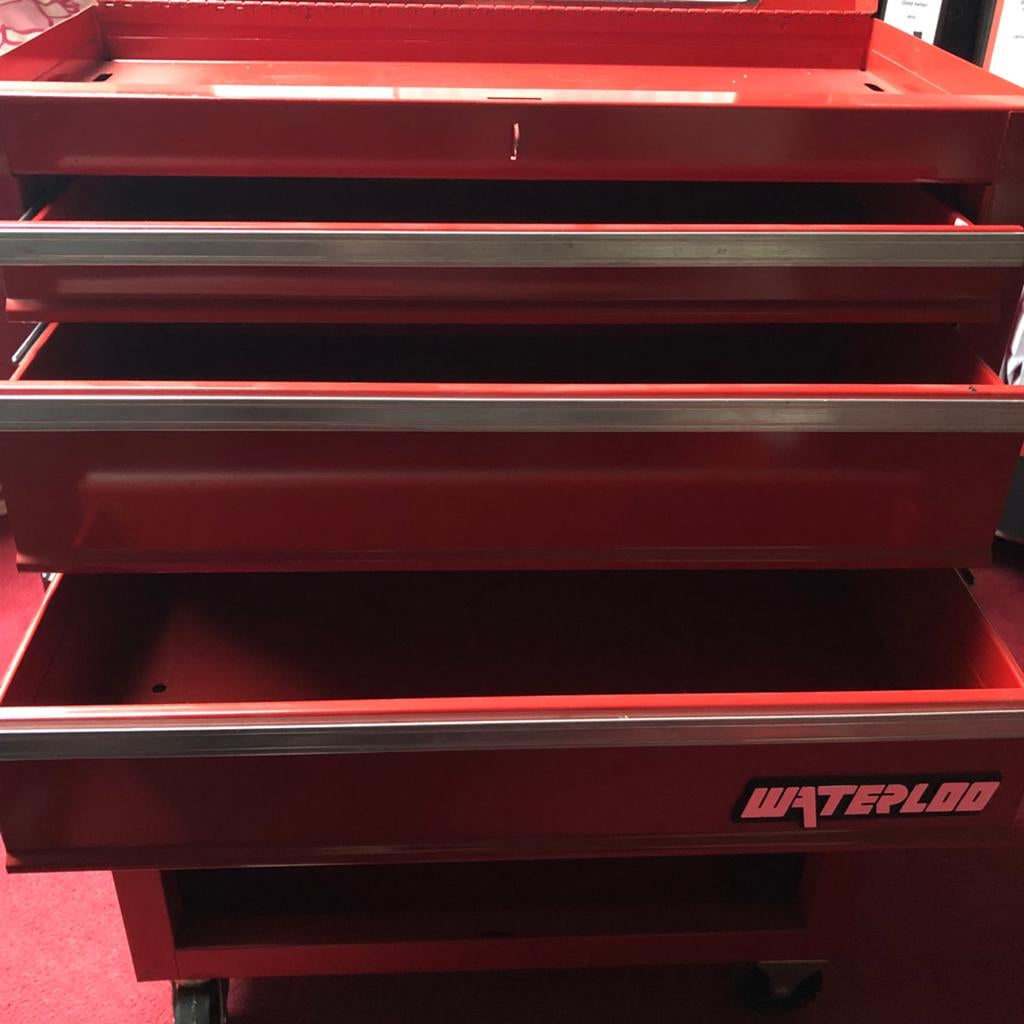 Gereedschapwagen / Garagetrolley met lades en opbergvak, Ophalen, Gebruikt
