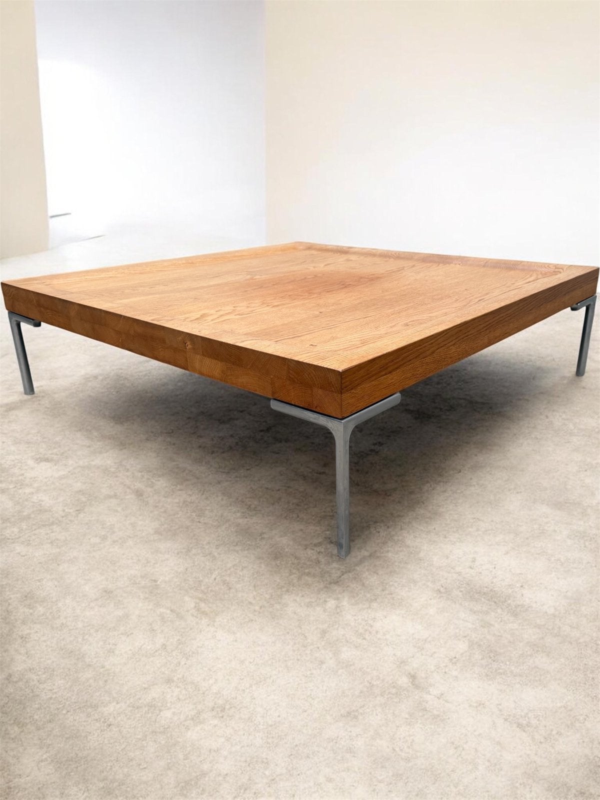 Design on Stock Wave salontafel eiken, Ophalen of Verzenden, Rechthoekig, 100 tot 150 cm