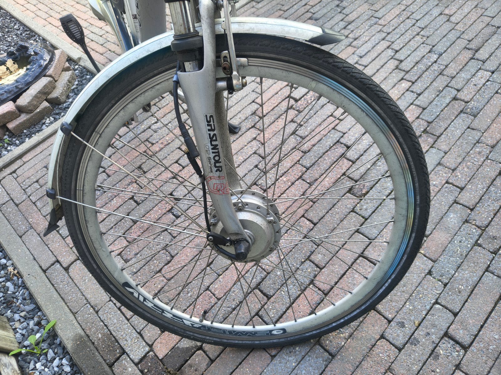 voorwiel met motor Stella, Fietsen en Brommers, Elektrische fiets, Stella, Ophalen of Verzenden, Zo goed als nieuw