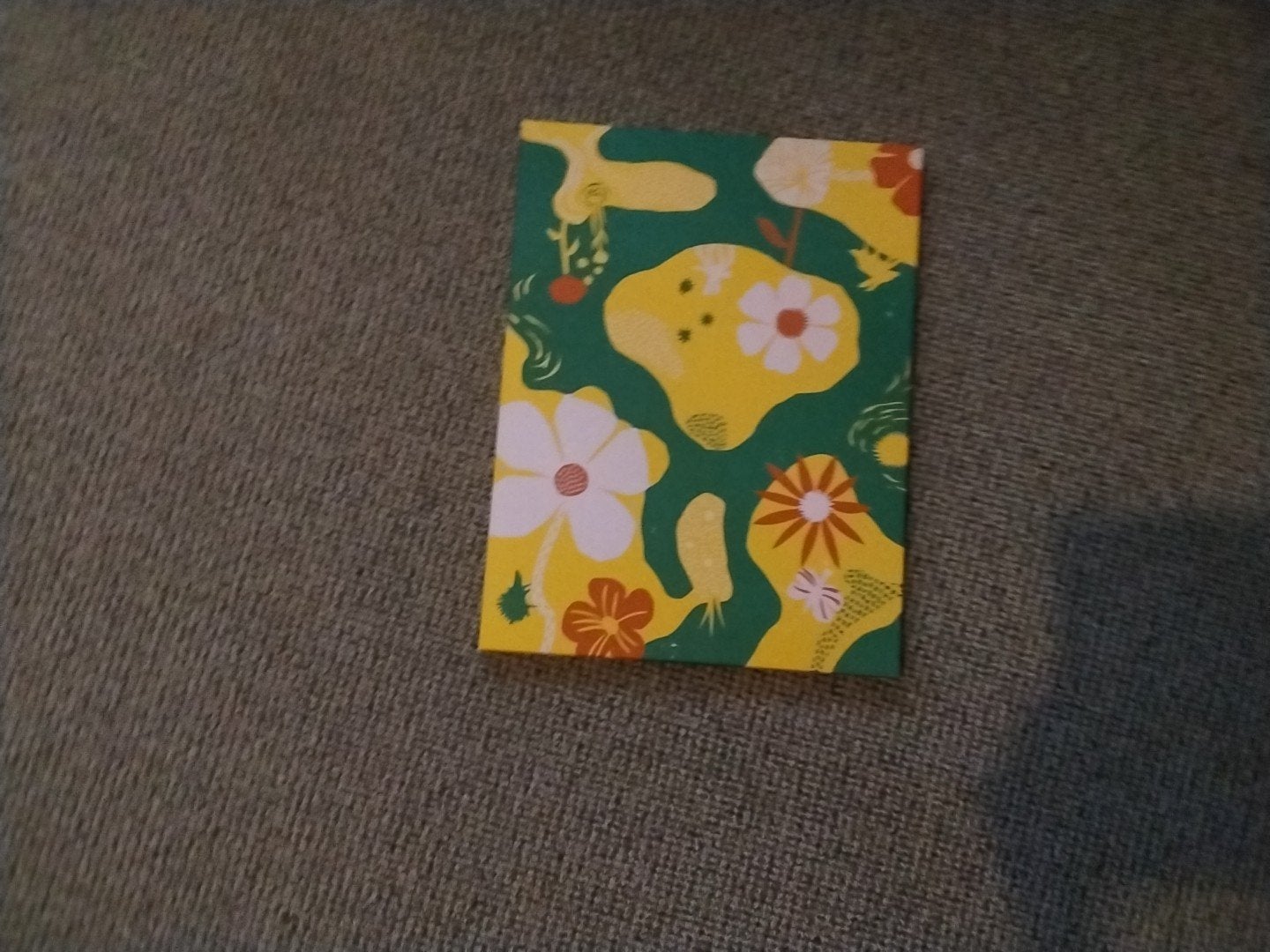 Kleurrijk Canvas Schilderij met Bloemenpatroon, Ophalen of Verzenden