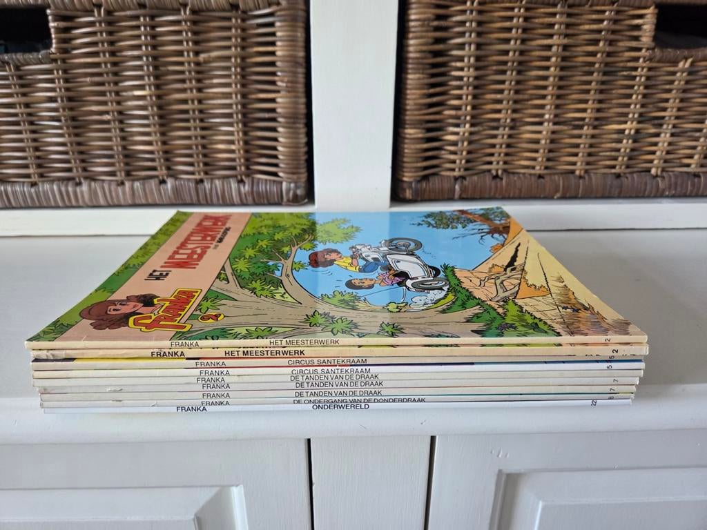 Franka - zie beschrijving, Meerdere stripboeken, Ophalen of Verzenden, Gelezen