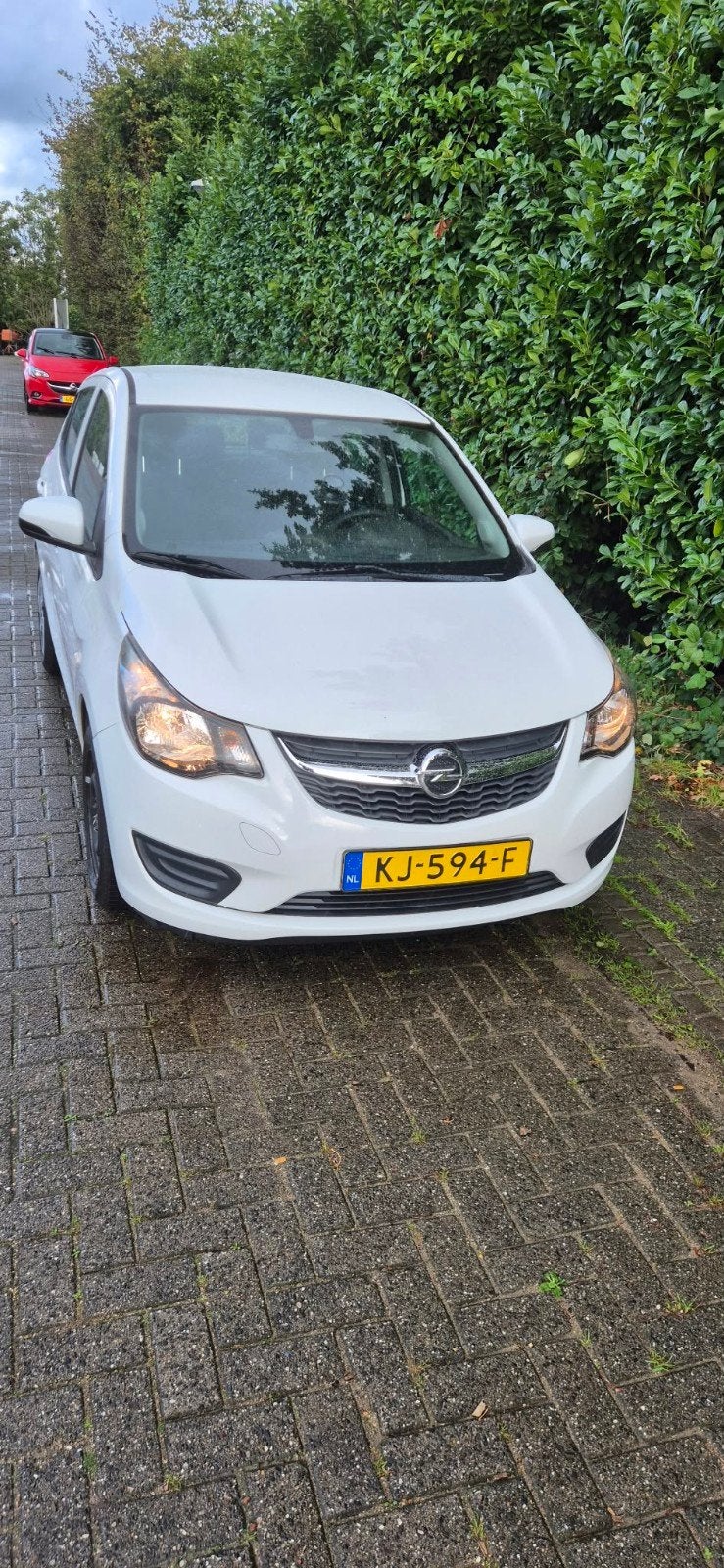 Opel Karl 1.0 Ecoflex 55KW 2016 Wit, Auto's, Voorwielaandrijving, 839 kg, 74 pk, Wit