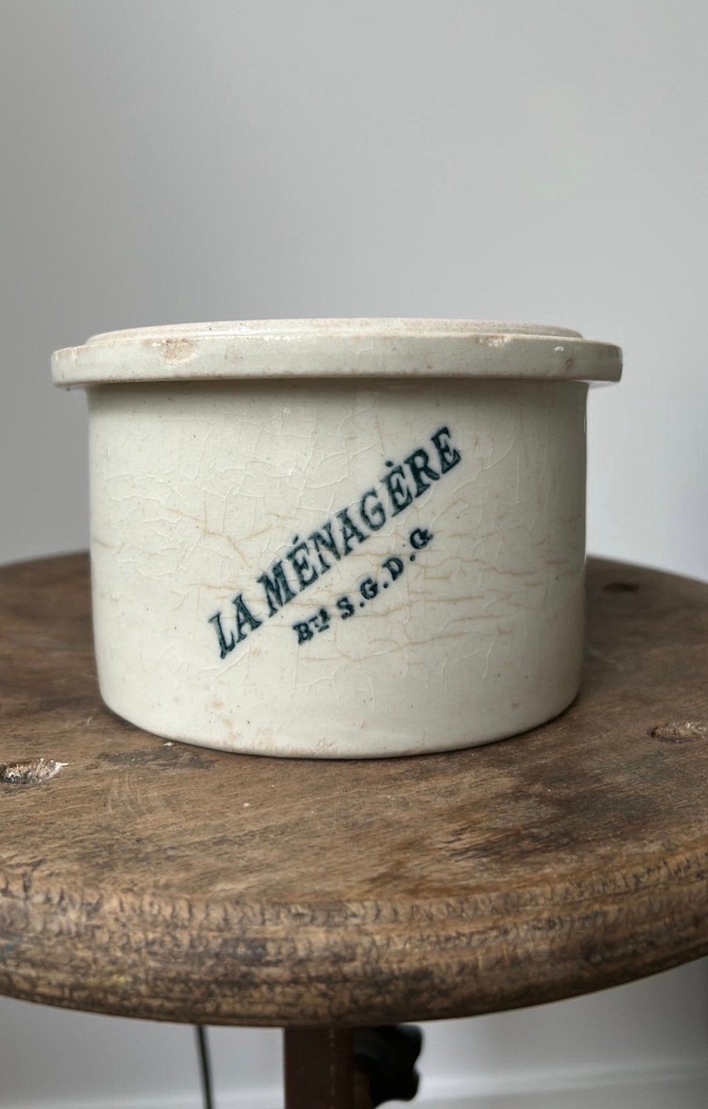 Franse inmaakpot met tekst, Ophalen of Verzenden