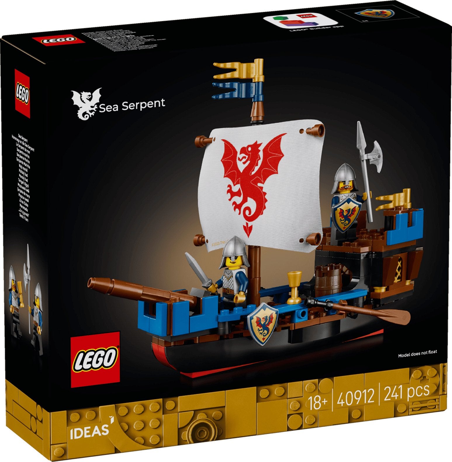 Lego ideas De Zeedraak 40912, Kinderen en Baby's, Speelgoed | Duplo en Lego, Lego, Lego, Lego, Nieuw