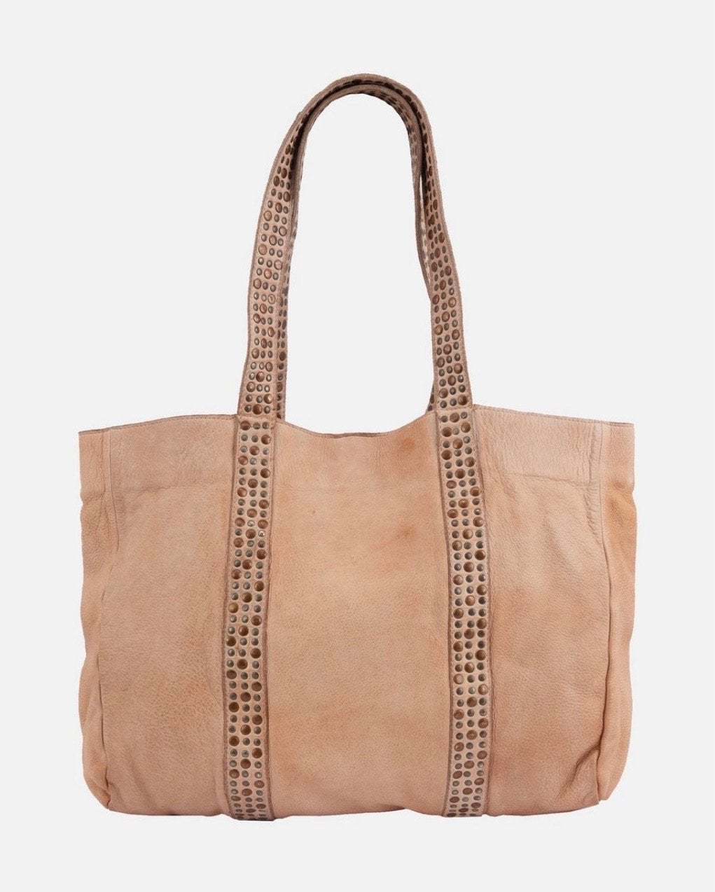Amsterdam Heritage Leren Shopper - Stijlvol & Ruim, P, Beige, P, Nieuw