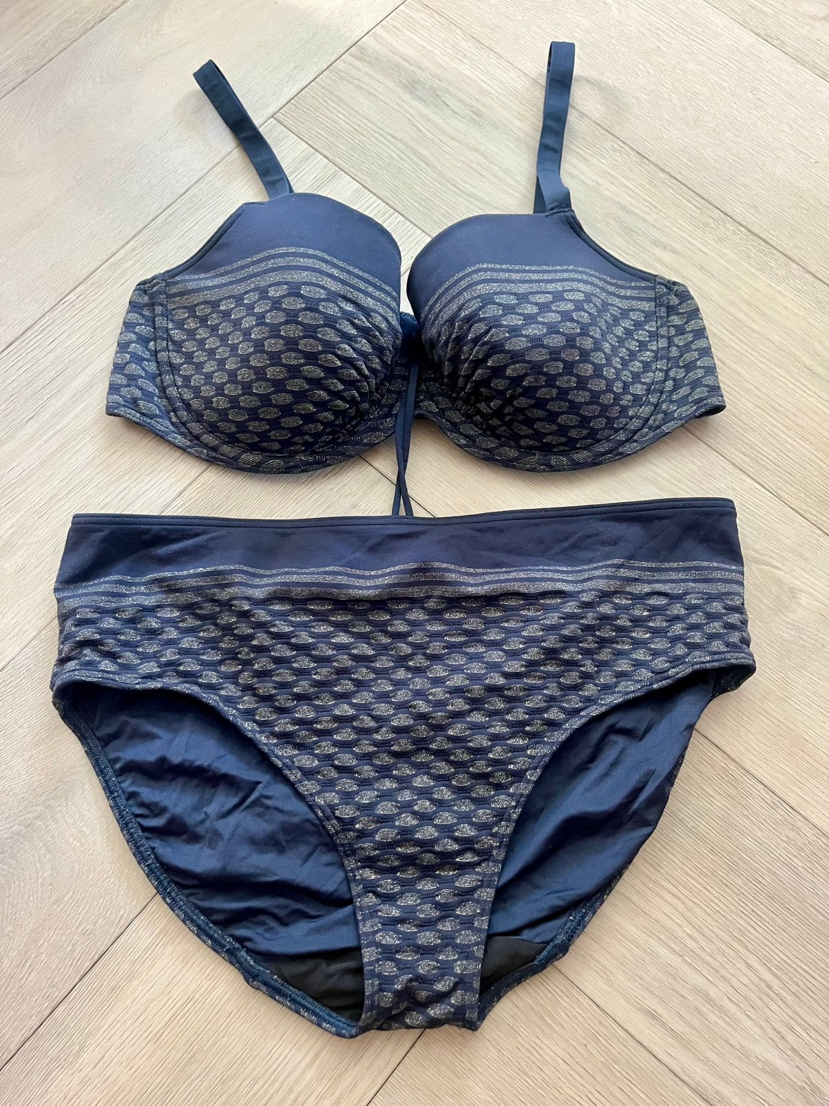 Prima Donna Swim Bikini 90C/44 Salsa (LEES BESCHRIJVING), Kleding | Dames, Bikini, Gedragen, Verzenden, Blauw