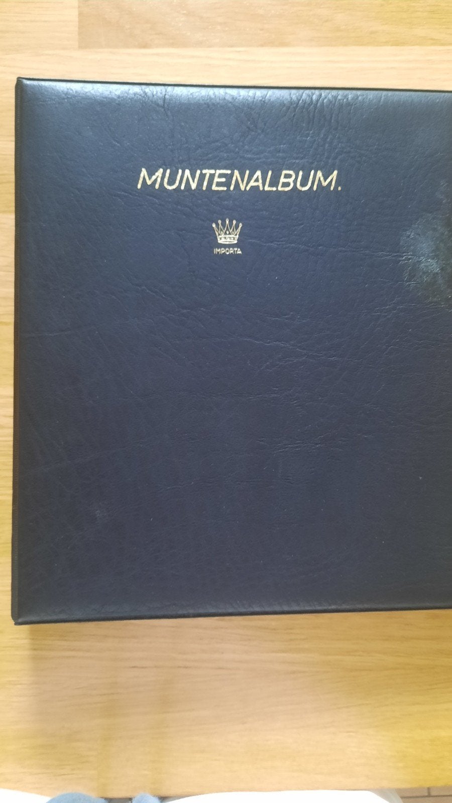 Muntalbum - Importa - Zwart met diverse insteekhoezen, Ophalen of Verzenden, Verzamelmap