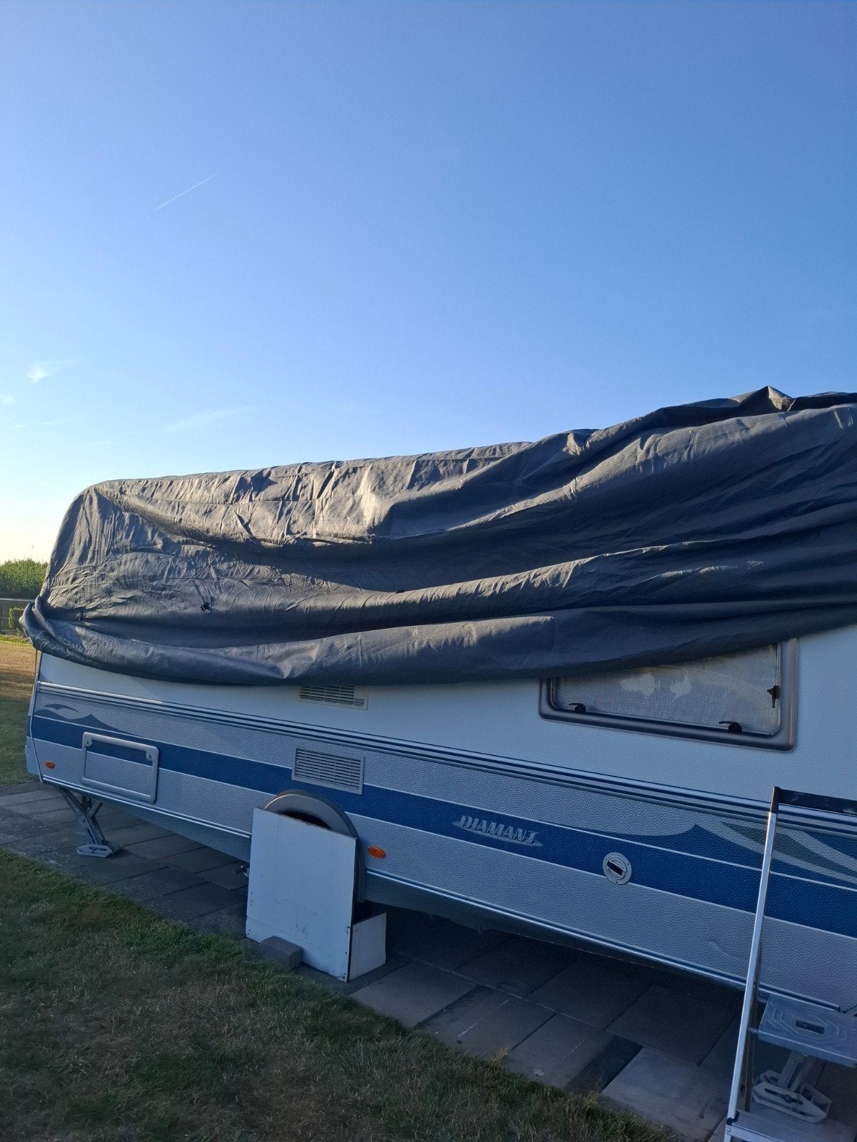 Nieuwe 4-laags caravanhoes 580x235x220cm, Caravans en Kamperen, Caravan accessoires, Ophalen of Verzenden, Zo goed als nieuw
