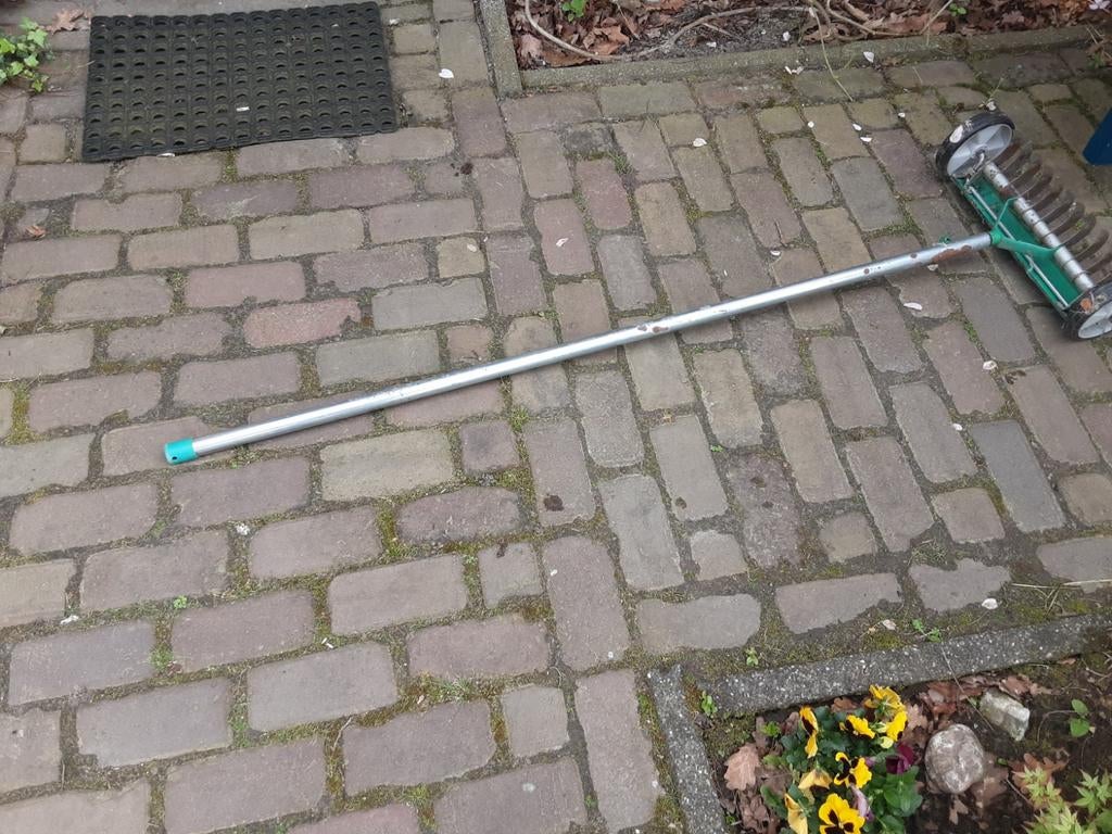 Gazonbeluchter met wielen, Ophalen, Gebruikt, Overige soorten, Onbekend