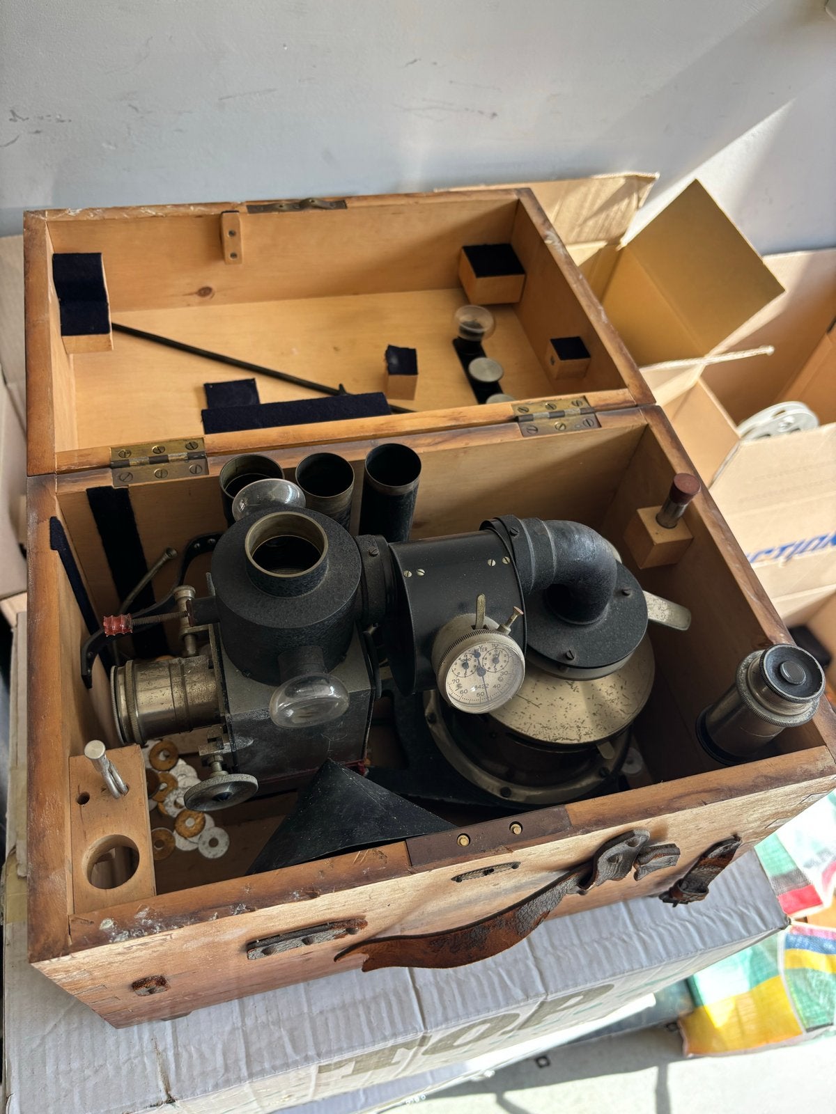 Antieke Günther & Tegelmeyer Braunschweig projector, Ophalen of Verzenden