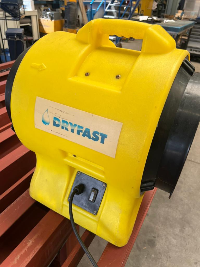 Dryfast TTV2500, Ophalen, Ventilator