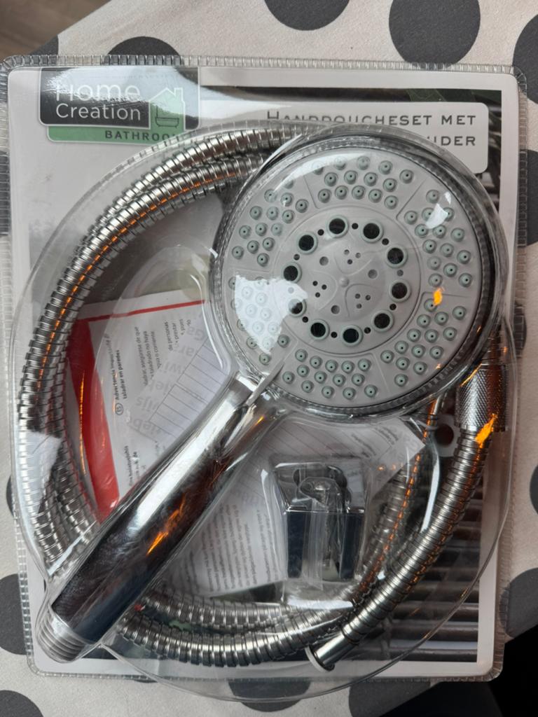 Handdoucheset, Ophalen of Verzenden, Nieuw, Chroom, Douche