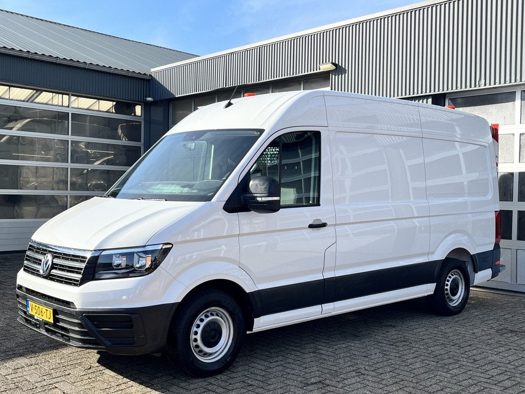 Volkswagen Crafter 35 2.0 TDI L3H3 Werkplaats inrichting Act, Stof, Gebruikt, 4 cilinders, Volkswagen