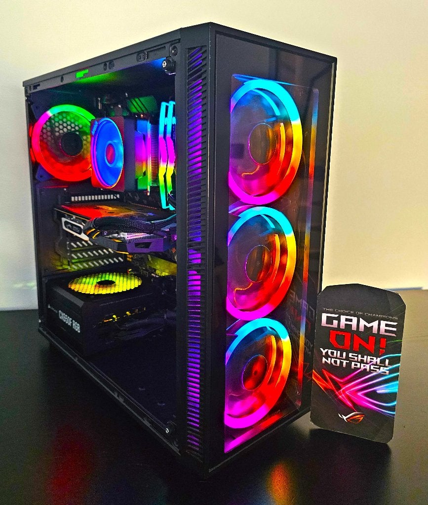 Prachtige RGB Game PC / Gaming Computer!, Ophalen, Zo goed als nieuw, AMD Ryzen 7, Gaming