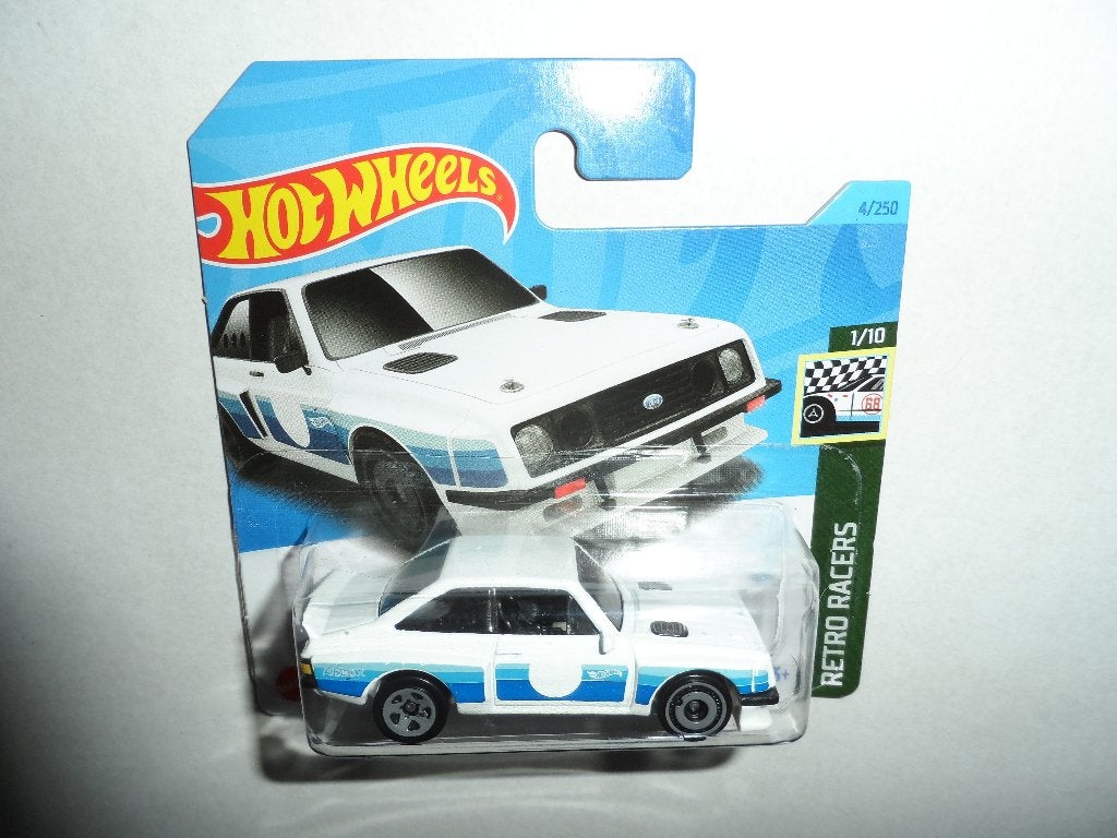 Hot Wheels - Ford Escort RS2000 (wit) 1:64, Ophalen of Verzenden, Nieuw, Auto