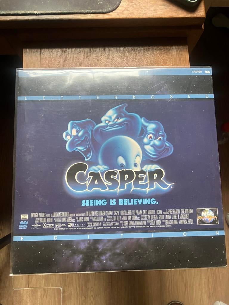 Laserdisc Casper - In goede staat, Alle leeftijden, Ophalen of Verzenden, Gebruikt