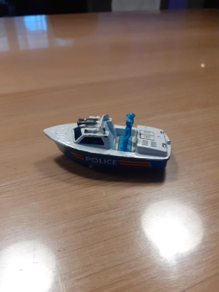 Politie boot matchbox nr 52, Ophalen of Verzenden, Zo goed als nieuw, Overige typen, Matchbox