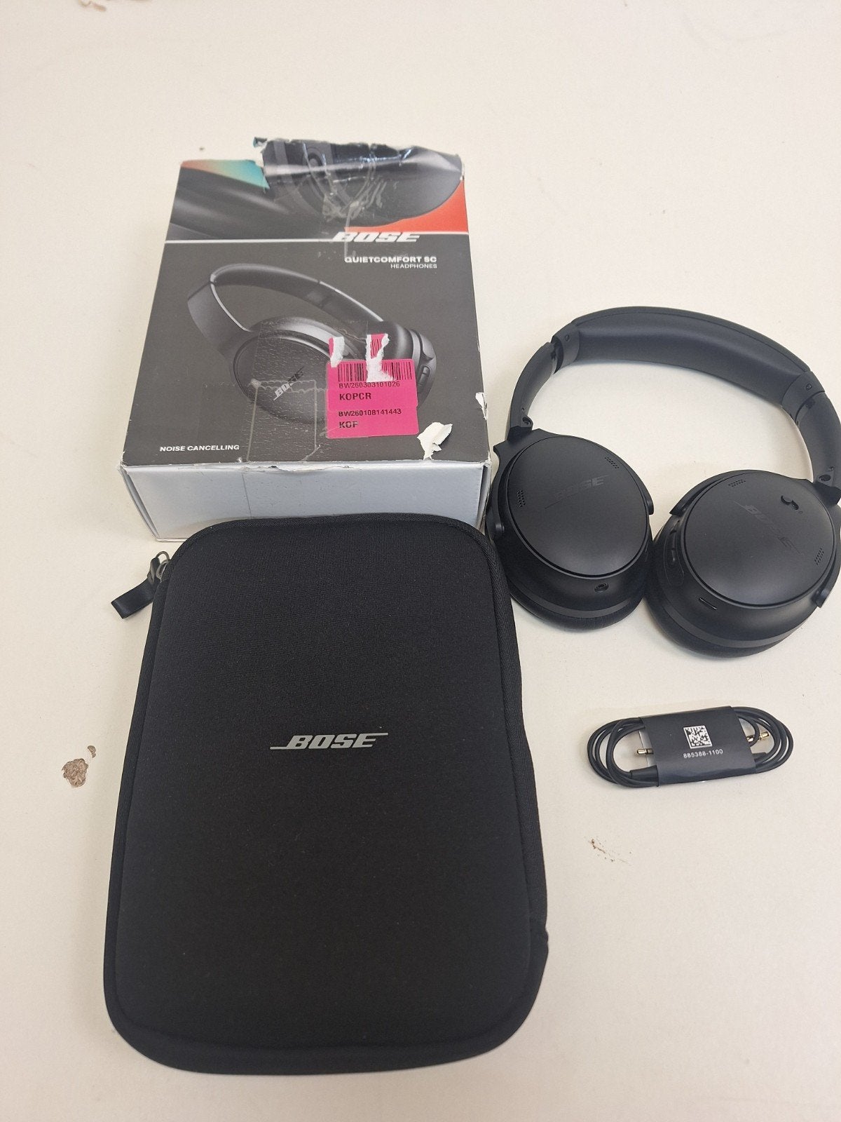 Bose QuietComfort SC koptelefoon zwart – noise cancelling., Overige merken, Bose, Bluetooth, Bose
