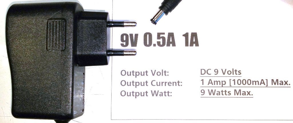 HY090-1000 9V 1A AC DC Adapter Lader Oplader Voeding kabel, Computers en Software, Pc- en Netwerkkabels, Ophalen of Verzenden