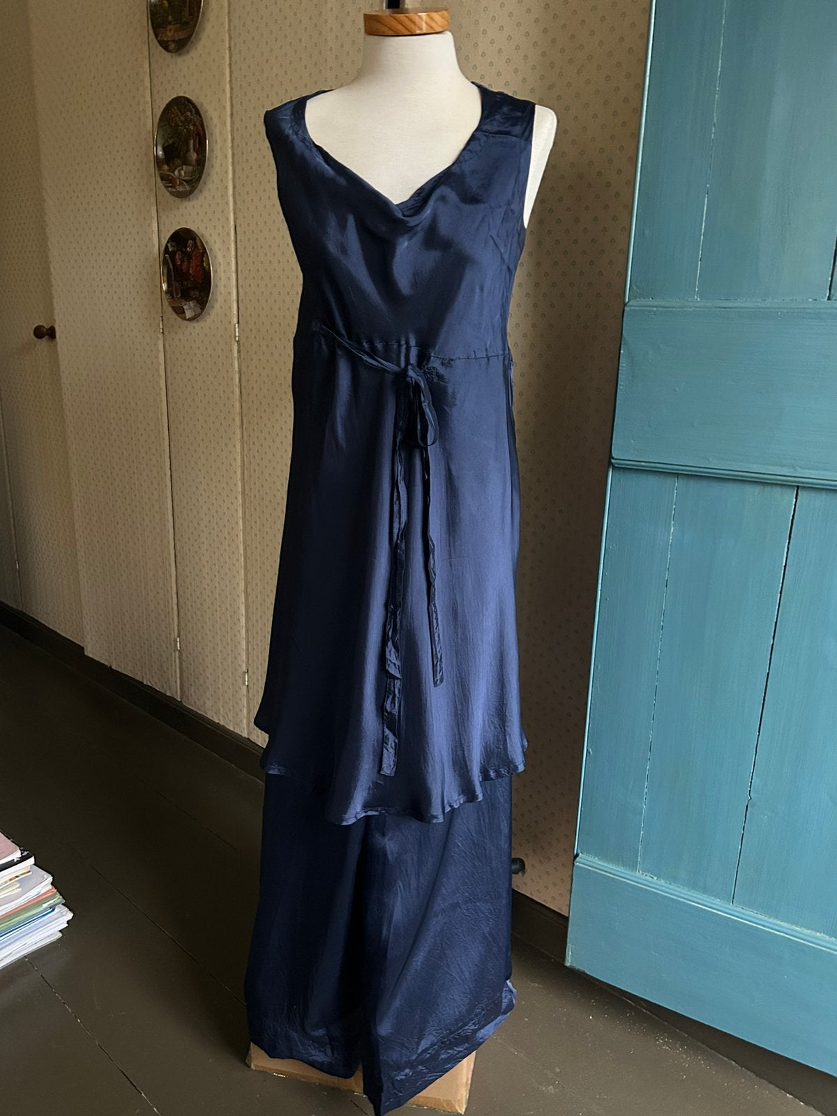 Cora Kemperman tuniek, Maat 38/40 (M), Blauw, Ophalen of Verzenden, Zo goed als nieuw