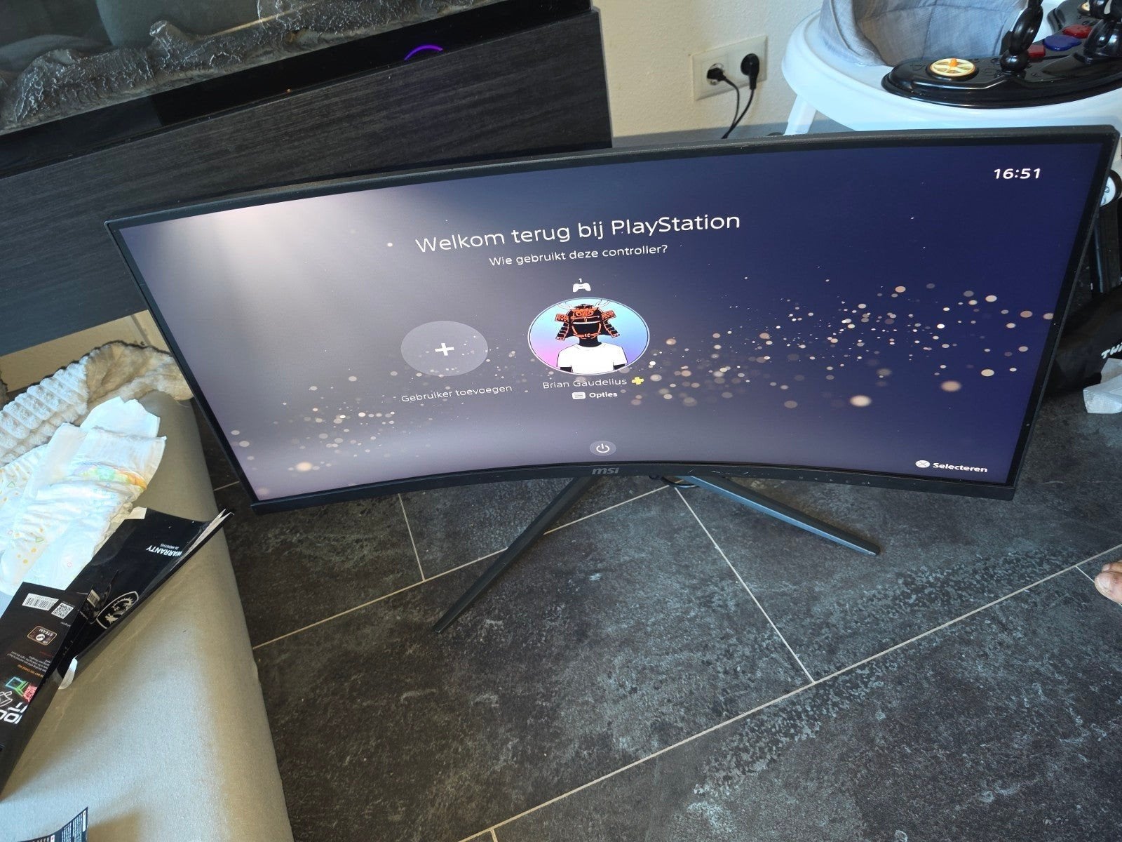 MSI Curved Gaming Monitor - Zo goed als nieuw, Computers en Software, Monitoren, Gaming, MSI, Curved, Ophalen of Verzenden
