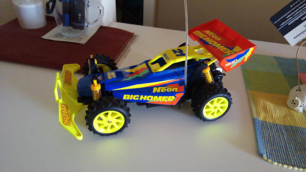 Vintage 80s Nikko Neon Big Homer / Space gun, Elektro, Auto offroad, Ophalen of Verzenden, Zo goed als nieuw