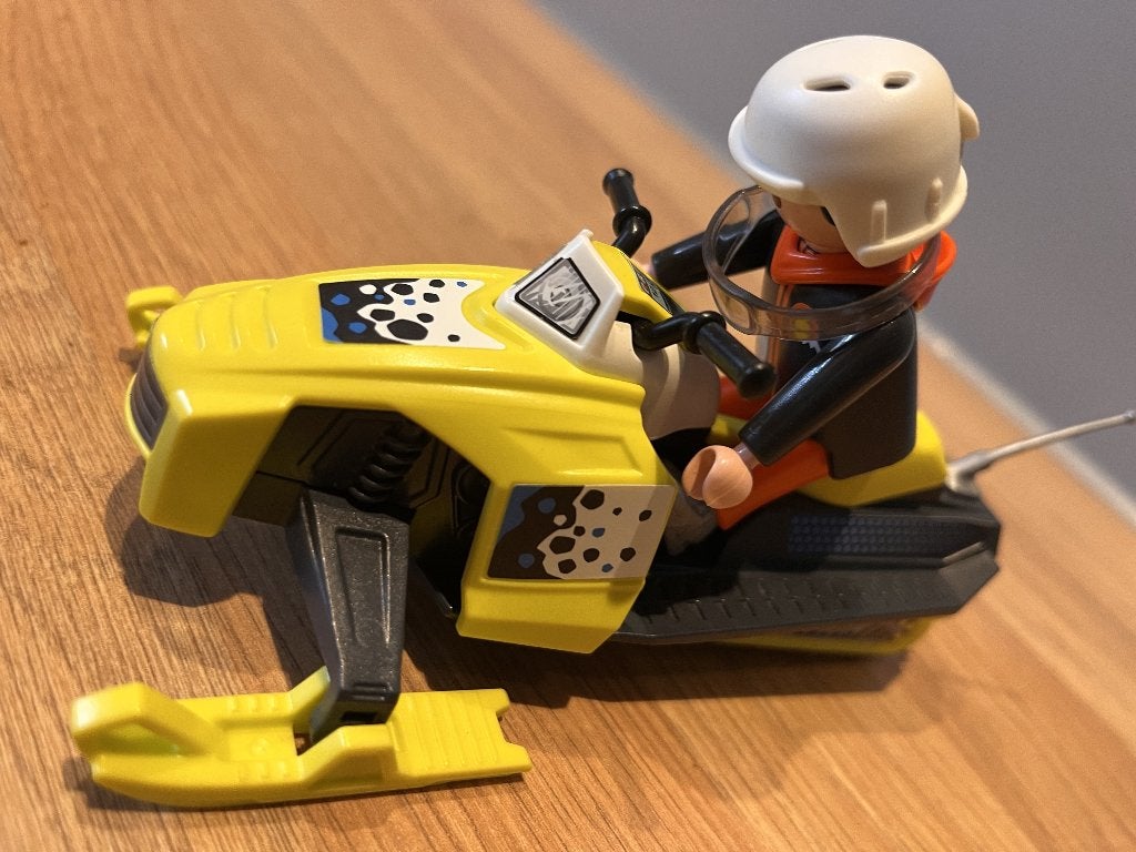 PLAYMOBIL 9285 Schneemobil / Snowmobile, Kinderen en Baby's, Gebruikt, Complete set, Kasteel/Fort, Family fun
