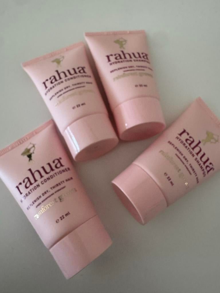 4x Rahua Hydration Shampoo en Conditioner 22 ml, Ophalen of Verzenden, Nieuw, Shampoo of Conditioner