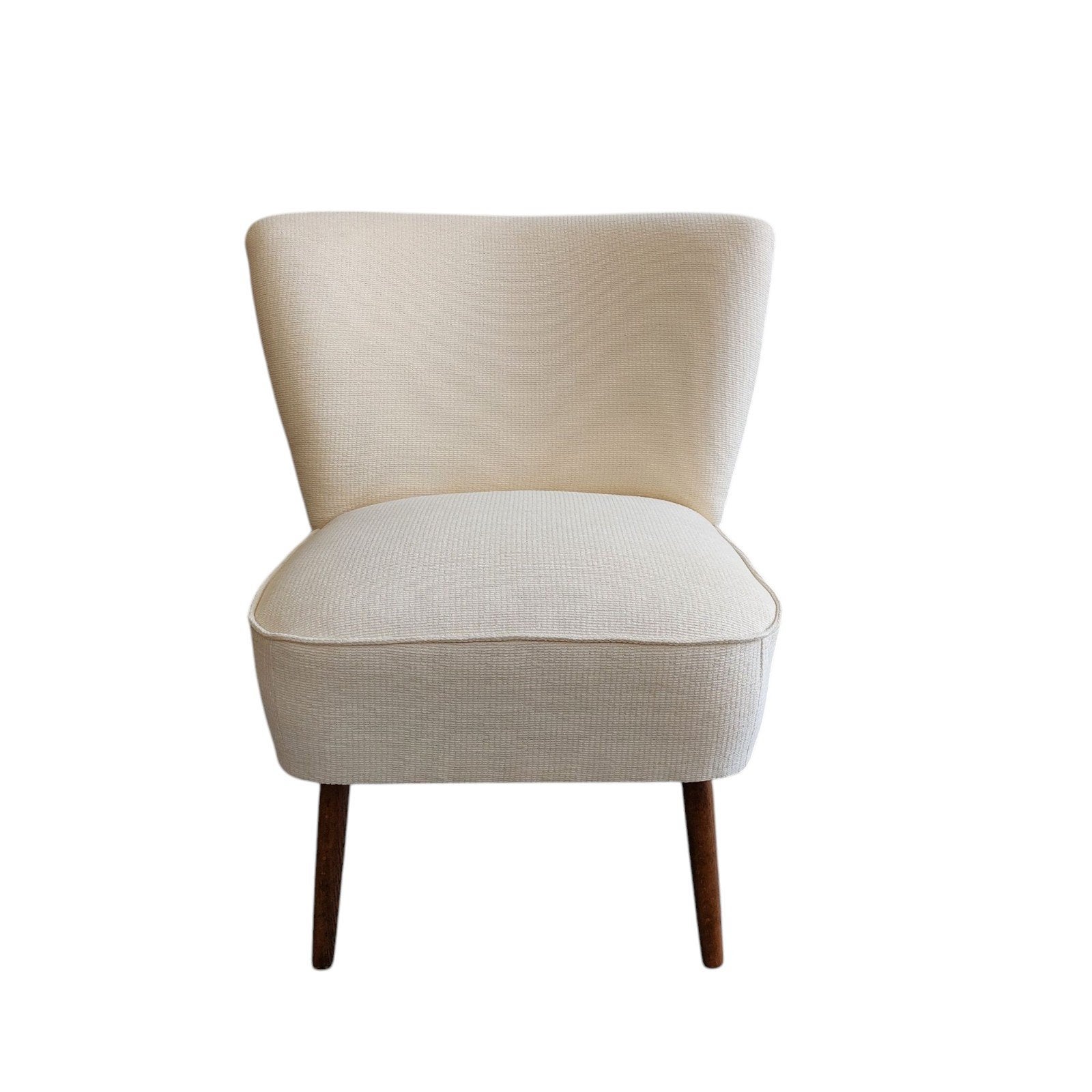 Vintage cocktail stoel Wunsch (nieuw gestoffeerd), Huis en Inrichting, Fauteuils, Gebruikt, Minder dan 75 cm, Onbekend, Stof