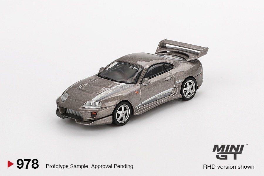 Mini GT 1:64 Toyota Supra VeilSide Combat V-II Combat Grey, -, Nieuw, Ophalen of Verzenden, -