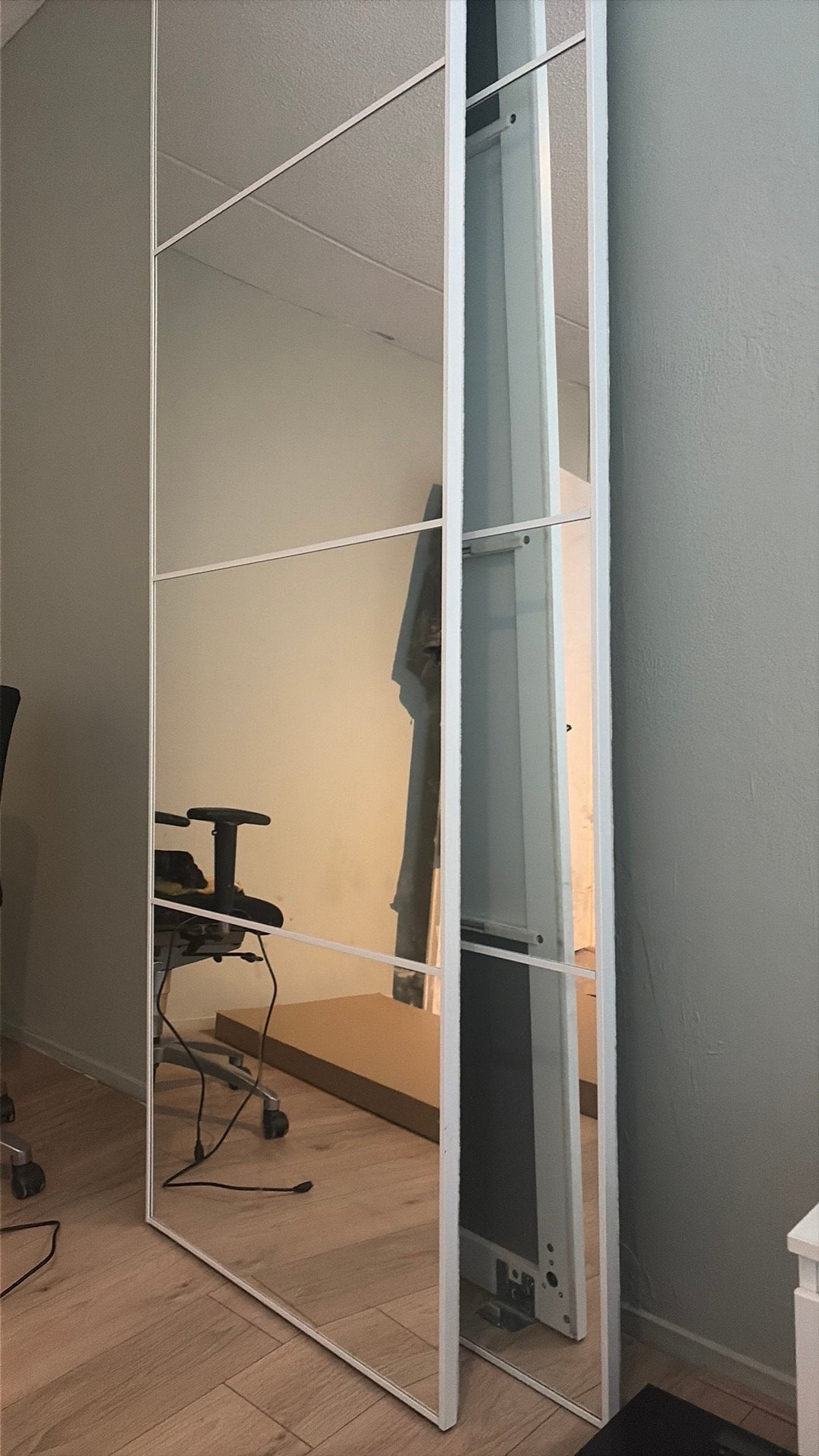 Pax deurenset spiegel 230x150, Ophalen, 200 cm of meer, 50 tot 100 cm, Zo goed als nieuw