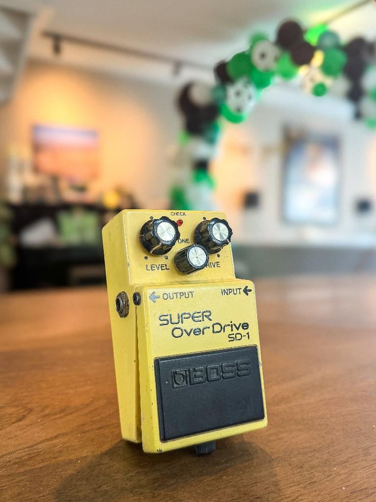 Vintage Boss SD-1 Super OverDrive(87/88) "Oddball" JRC4558DD, Muziek en Instrumenten, Effecten, Ophalen of Verzenden, Gebruikt