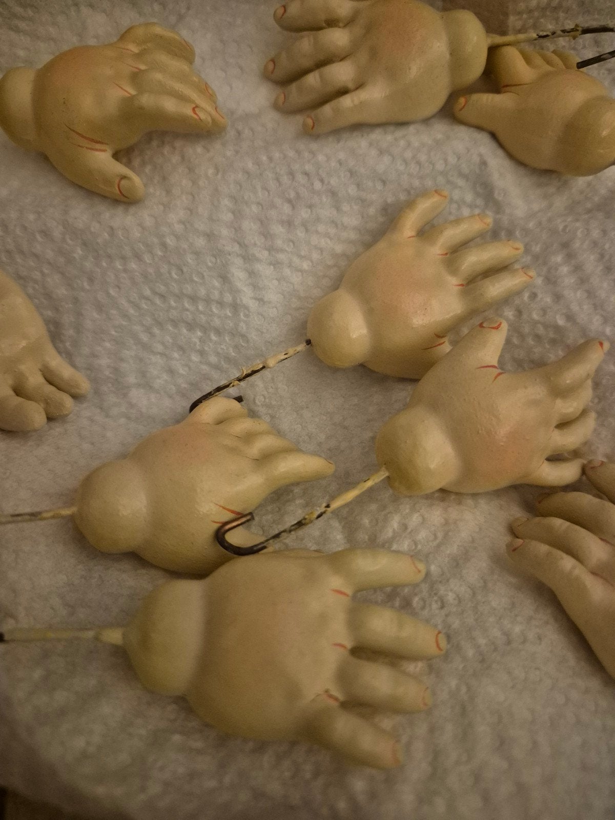 oude antieke handjes voor u pop, Ophalen of Verzenden