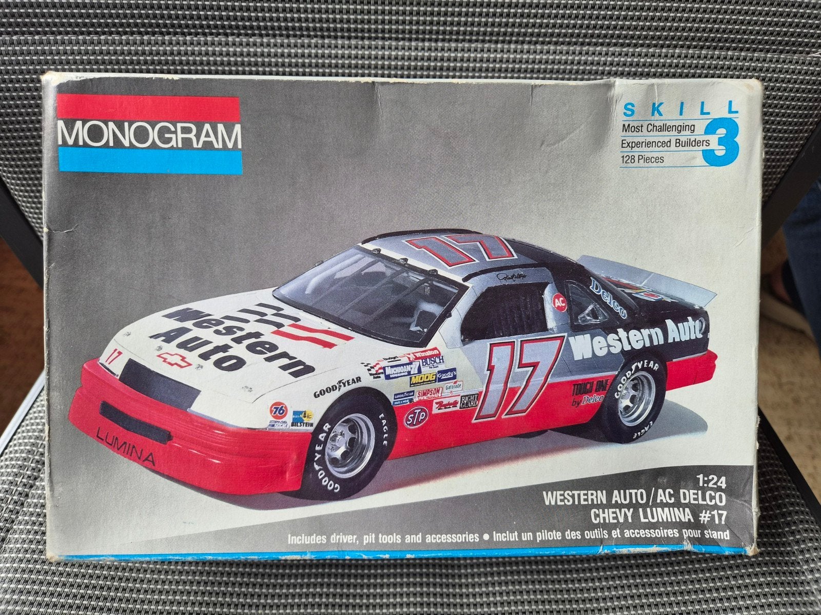 Monogram modelbouw Western auto/AC Delco Chevy Lumina #17, 1:50 of kleiner, Auto, Nieuw, Ophalen of Verzenden