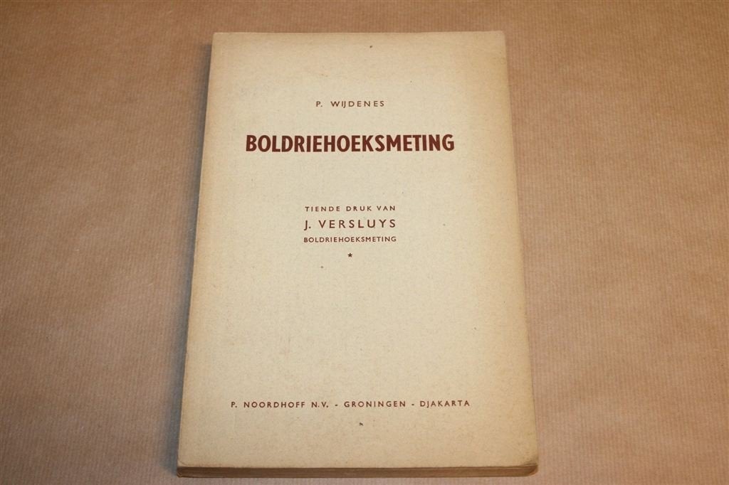 Boldriehoeksmeting 1950 —Wijdenes, Zeldzaam Wiskundeboek, Boeken, Ophalen of Verzenden, Gelezen, Natuurwetenschap