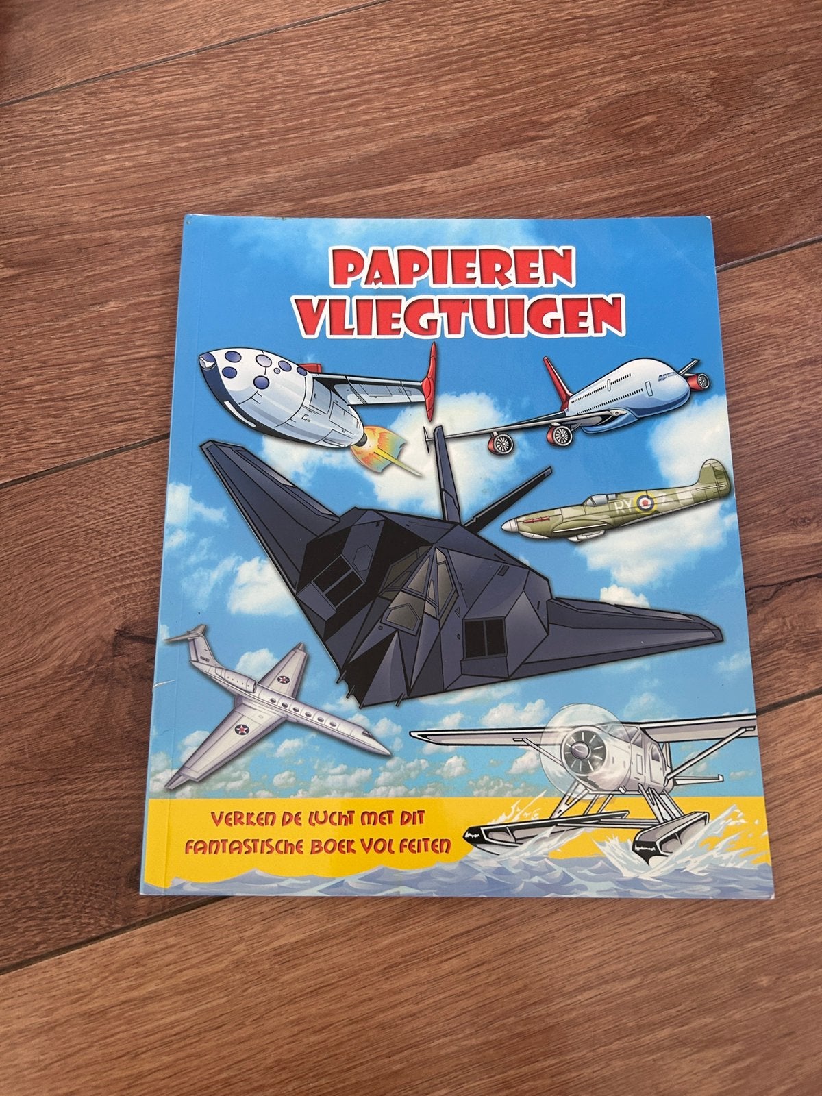 Papieren vliegtuigen boek, Boeken, Ophalen of Verzenden, Zo goed als nieuw
