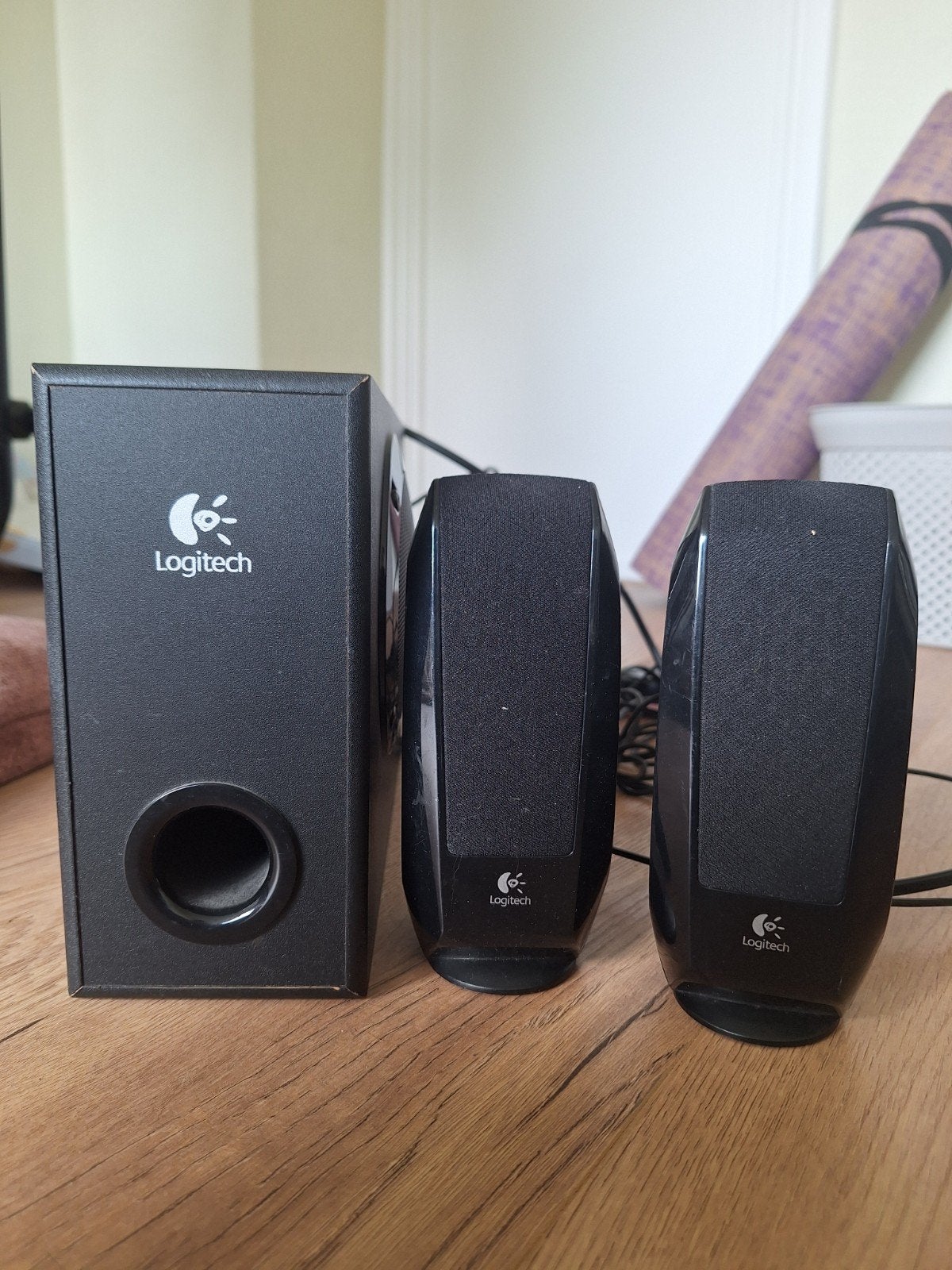 Logitech 2.1 Luidsprekerset met Subwoofer en Satellieten, Ophalen of Verzenden, Gebruikt, Audiokanaal 2.1, Logitech