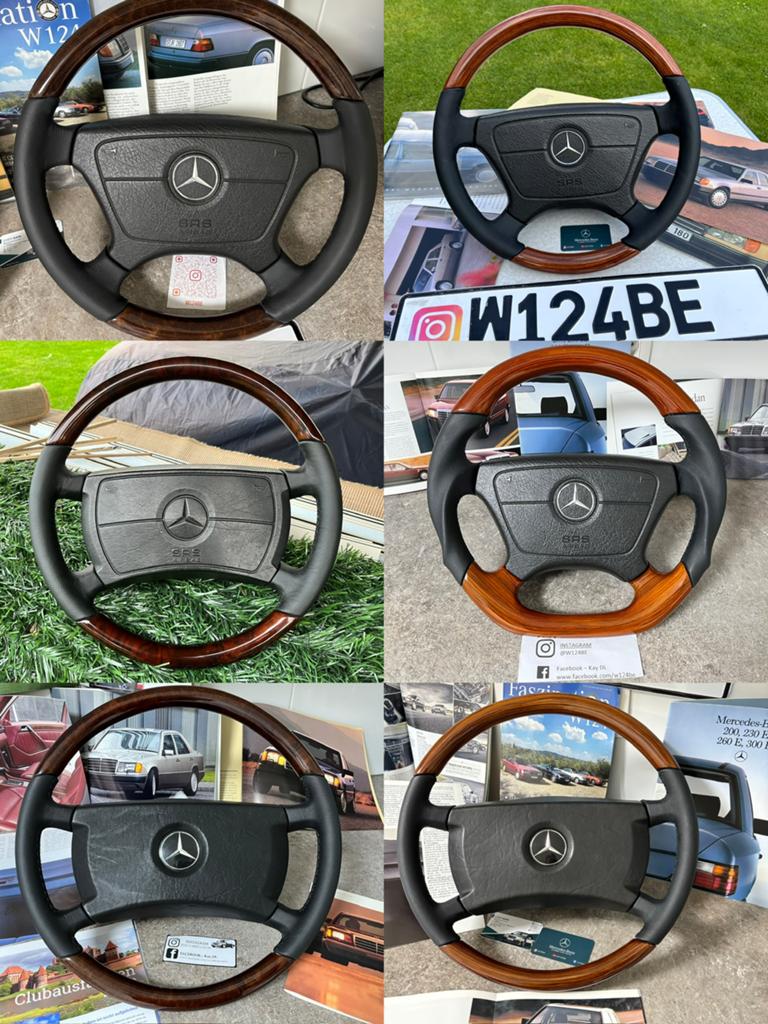 Mercedes stuur hout w124 w140 W202 R129 W126 W201 w123, Ophalen, Nieuw, Mercedes-Benz
